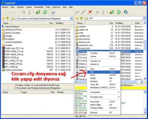 Enigma 2 cccam yükleme