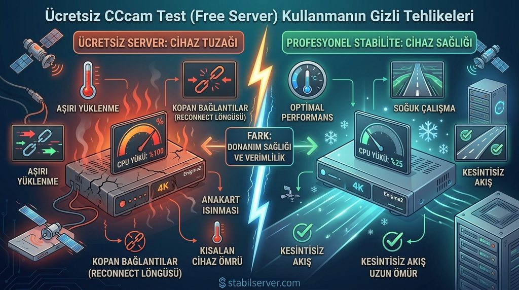 ucretsiz server kullanmanin cihaz sagligi ve omru uzerindeki tehlikeleri